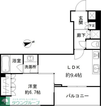 RODIA立川の物件間取画像